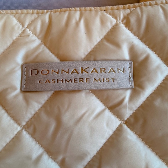 NWT Donna Karan Collection Cashmere Mist Cream Quilted Tote Bag - Picture 3 of 7